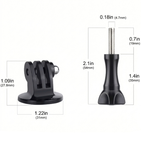 Massa Go-Mount - adapter, mocowanie do kamer sportowych z gwintem 1/4
